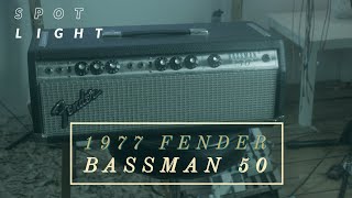 Spotlight 1977 Fender Bassman 50 review and demo [upl. by Nesbitt14]