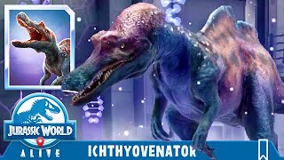 NEW ICHTHYOVENATOR OMEGA UNLOCKED JURASSIC WORLD ALIVE [upl. by Riaj]