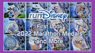 Walt Disney World 50th Anniversary  runDisney  2022 Marathon Weekend  Medals  Disney Marathon [upl. by Imogene763]