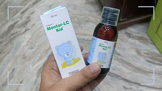 Montelukast Sodium and Levocetirizine Dihydrochloride Syrup Uses In Hindi  MontorLC Kid Syrup [upl. by Esenwahs]