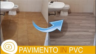 Pavimento in PVC adesivo Come fare [upl. by Frey46]