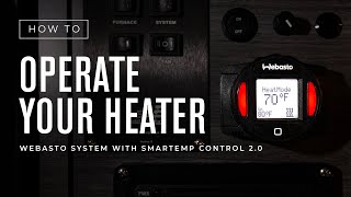 How To Operate Your Heater — Webasto System with SmarTemp Control 20 [upl. by Lalise]