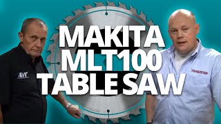 Makita MLT100 260mm Table Saw  Exclusive Toolstop Demo [upl. by Anirrak]