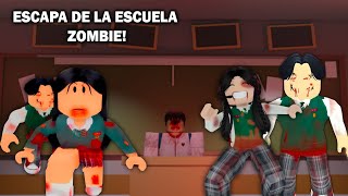 ESCAPA DE LA ESCUELA ZOMBIE 🧟  Roblox [upl. by Llewej]