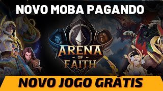 NOVO JOGO MOBA ESTILO LOL NFT GRÁTIS PAGANDO  ARENA OF FAITH [upl. by Athey]