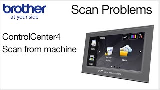 Fix scan problems with ControlCenter4 – from machine [upl. by Ettenil]