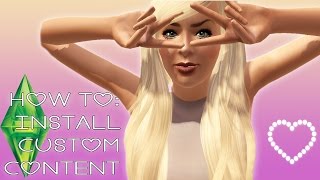 HOW TO Custom Content installieren GERMAN SIMS 3 [upl. by Dercy]