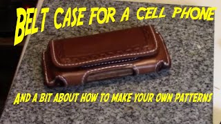 Making a cell phone belt case [upl. by Assiram]