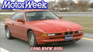 1990 BMW 850i  Retro Review [upl. by Airbmak173]