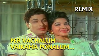 Per vachalum Vaikama Ponalum MGR Remix [upl. by Adaiha620]