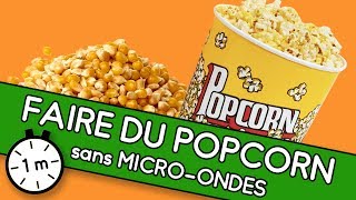 Pour faire le popcorn le plus délicieux  mélangez simplement le lait et le maïs [upl. by Analle]