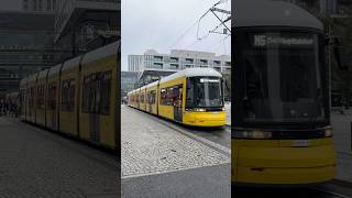 Straßenbahn Berlin Tram 9108 Bombardier F8Z als M5 tramspotting [upl. by Zampino121]