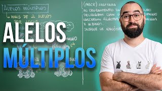 Alelos múltiplos  Aula 06  Módulo 2 Genética [upl. by Akenit]