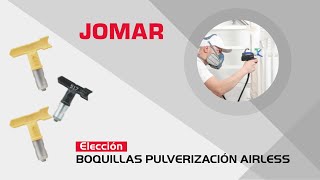 ELECCION DE LAS BOQUILLAS DE PULVERIZACION AIRLESS [upl. by Kohn]