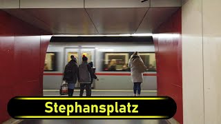 UBahn Station Stephansplatz  Vienna 🇦🇹  Walkthrough 🚶 [upl. by Mal657]