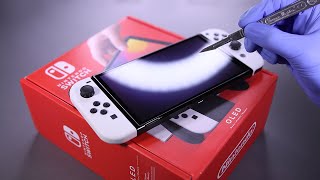 Nintendo Switch OLED Unboxing  ASMR [upl. by Kantor146]