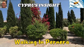 Walking in Pernera Cyprus  Villa Ennazus [upl. by Intruoc]