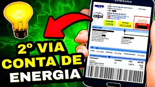 Como emitir 2ª via da fatura CONTA DE ENERGIA e pagar pelo celular [upl. by Osrit]