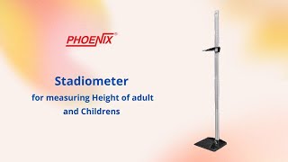 PHOENIX  Stadiometer  For measuring height of adult and children [upl. by Emanuele]