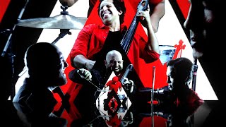 Seven Nation Army  The White Stripes violincellobass cover  Simply Three [upl. by Catie48]