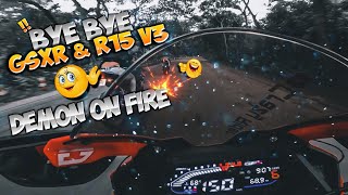 GPXDEMON vs GSXR amp R15 V3 Indo 🏁 Demon on 🔥 Crazy Rider 🤪 Crazy Race 🏍️ [upl. by Yokoyama]