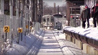 Chicago CTA Metra 2015 Blizzard [upl. by Alasteir224]