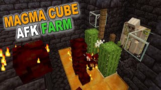 Magma Cube Spawner Farm  How to Build Tutorial [upl. by Nahtnhoj]