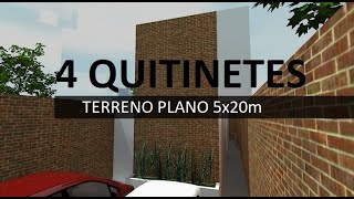 Projeto de Quitinetes no Terreno Estreito [upl. by Ginnifer376]