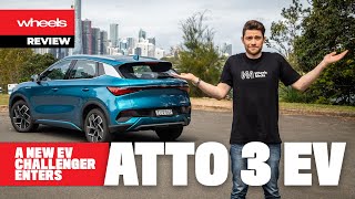 REVIEW 2023 BYD Atto 3 EV in Australia  Wheels Australia [upl. by Nyhagen]