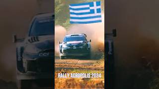 Best of WRC Acropolis Rally Greece 2024 Crashes Action and Raw Sounds [upl. by Blunk]