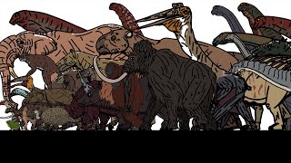 Size Comparison Prehistoric Animalsrandom Animated finale 2 of 5 [upl. by Eliathas]