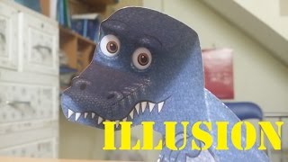 How make a Dinosaur illusion [upl. by Orelu]