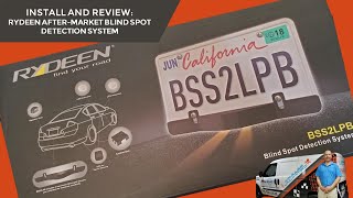 Rydeen Blind Spot Detection System BSS2LPB  Install and Review [upl. by Ihcehcu]