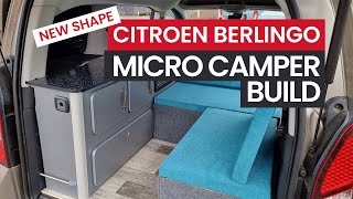 Micro Campervan Conversion Build  5 Days in 5 Mins [upl. by Nooj415]