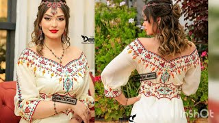 Robe KABYLE moderne broderie berbère [upl. by Arluene]