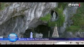 Chaplet of Divine Mercy Adoration and Lourdes Rosary Novena  EWTN [upl. by Sirej]