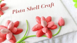 Pista shell craft ideascraft ideas RidhaCreativeWorld [upl. by Ecyt]