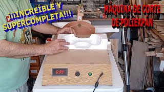 Como hacer maquina para cortar poliespan Muy completa No hay otra igual Make hot wire foam cutter [upl. by Isaacs484]