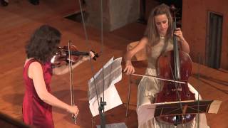 Peteris Vasks DUO First Performance Kopatchinskaja Gabetta Live from Gstaad Menuhin Festival Aug [upl. by Whang]