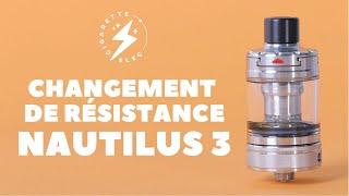 Clearomiseur Nautilus 3  Aspire  Changement de résistance et amorçage 💨  Kit Zelos 3 [upl. by Haroldson]