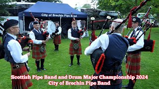 City of Brechin Pipe Band  Scottish Championship 2024 [upl. by Kissel731]