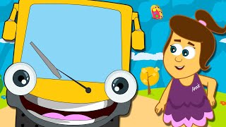 Wheels on the Bus  Nursery Rhymes And More Kids Songs by HooplaKidz [upl. by Arot]