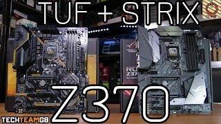 Asus Z370 STRIXF amp Pro Gaming TUF Motherboard Reviews [upl. by Hospers]