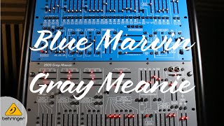 Behringer 2600 Blue Marvin and Gray Meanie Limited Edition [upl. by Karolina]