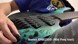 Ibanez EHB1505MS Mid Freq [upl. by Dnalkrik]