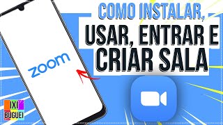 Como instalar usar entrar e criar sala no app Zoom  Fácil  iniciante [upl. by Kimberlyn818]