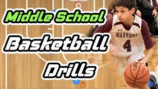 Basketball Drills For Middle School Basketball Teams [upl. by Bale]