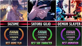 Crunchyroll Anime Awards 2024 All Winners List [upl. by Aldis197]