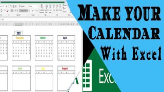 How to Create Your Own Calendar in Excel A StepbyStep Guide [upl. by Yelrak]