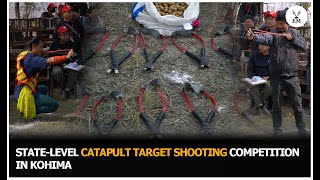 Phom Tribe wins StateLevel Catapult Target Shooting Competition in Kohima hornbillfestival2024 [upl. by Darby]